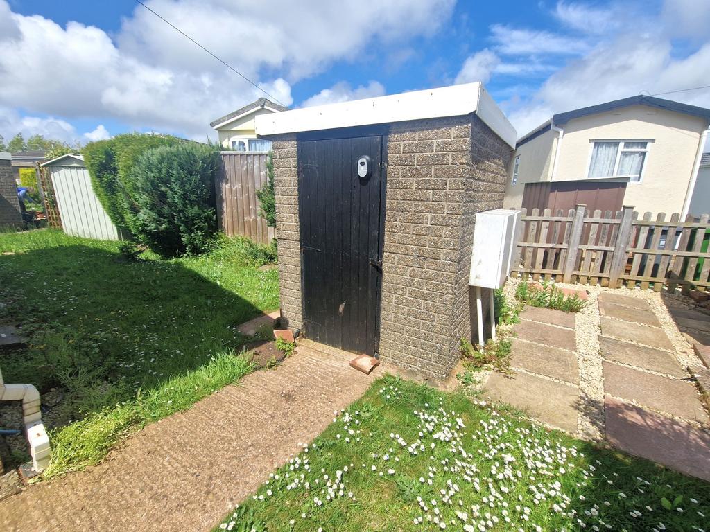 Garden &amp; Brick Built Storage Shed