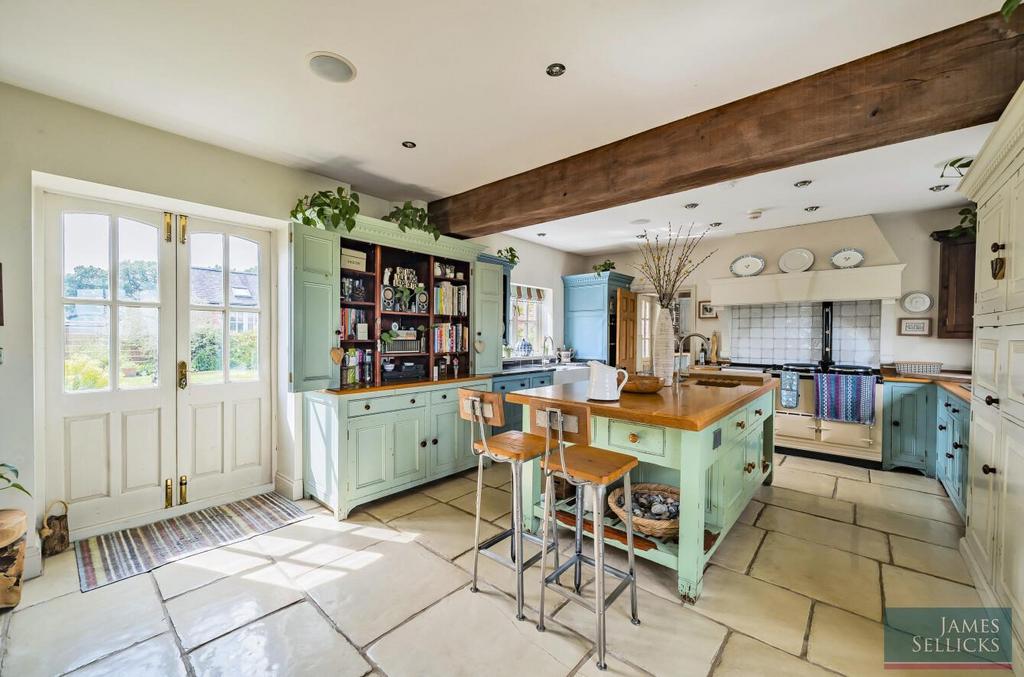 Open plan living dining kitchen