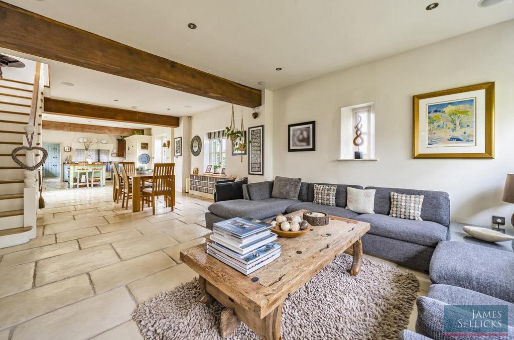 Open plan living dining kitchen