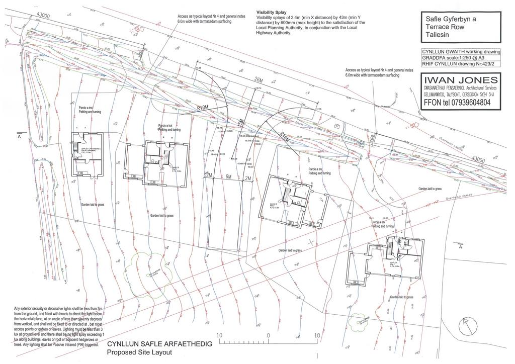 Cynllun Safle Taliesin