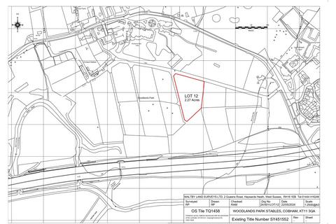 Plot for sale, Woodlands Lane, Stoke d'Abernon, Cobham, Surrey, KT11