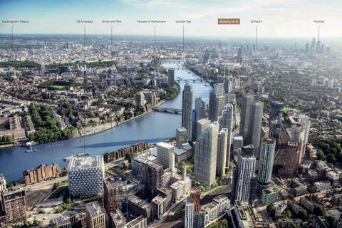 3 bedroom apartment for sale, Carnation Way, Nine Elms Way, London