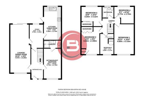 5 bedroom semi-detached house for sale, Ringway Road, Park Street, St. Albans, Hertfordshire, AL2