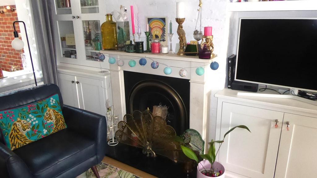 Fireplace view