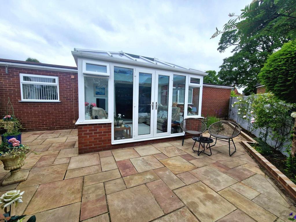 Rear of property