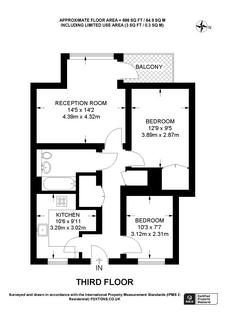2 bedroom flat for sale, 18 Eagle Court, Drinkwater Road, Harrow, London, HA2 0FZ