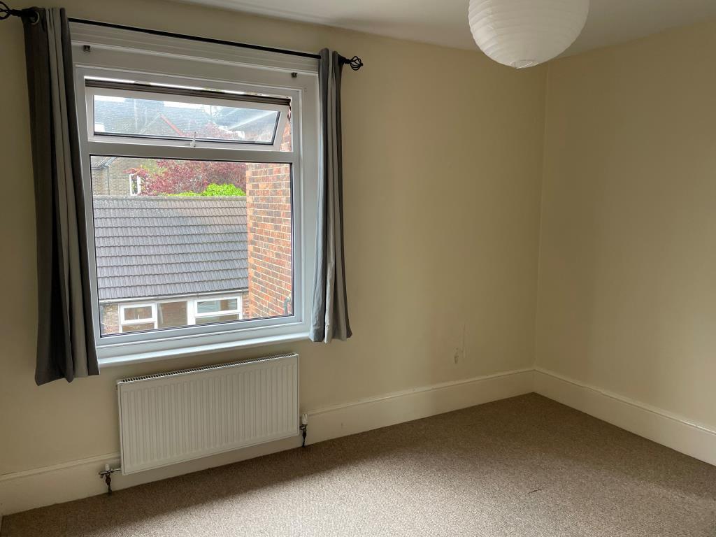 First Floor Flat - main bedroom with window at fro