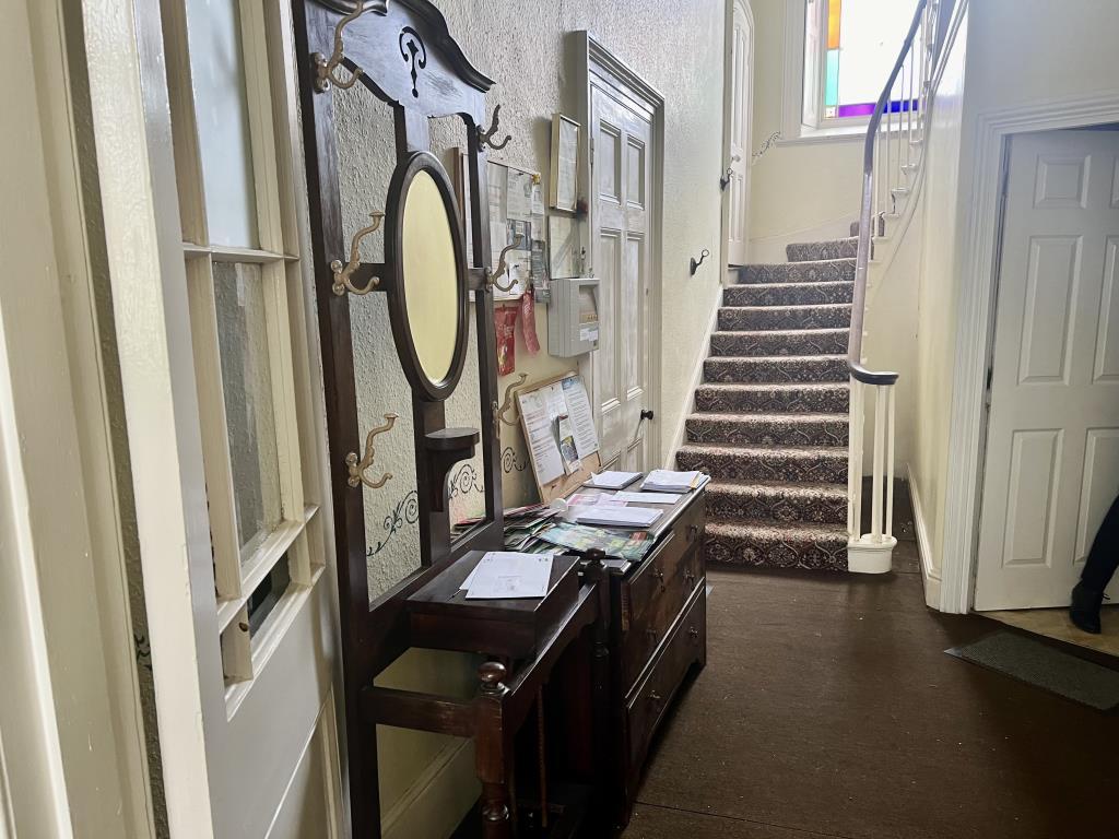 General view of communal entrance in main building