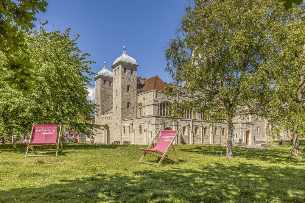 Portsmouth Cathedral directly opposite the propert