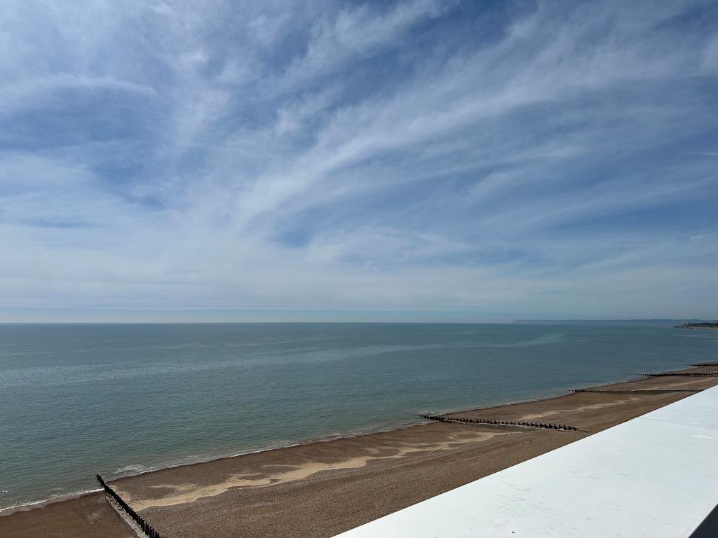 View of the sea from the terrace