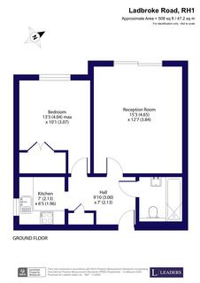 1 bedroom apartment for sale, Ladbroke Road, Redhill, Surrey