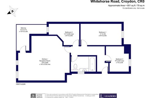 3 bedroom apartment for sale, Flat 4, 170 Whitehorse Road, Croydon