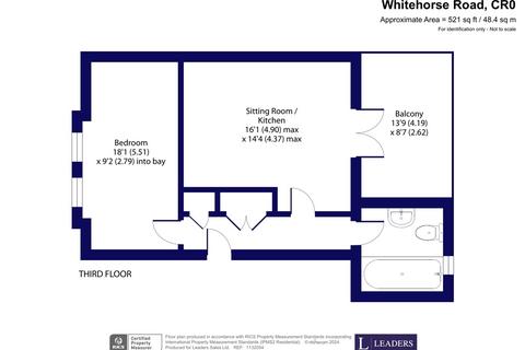 1 bedroom apartment for sale, Flat 7, 170 Whitehorse Road, Croydon