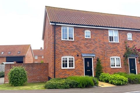 2 bedroom end of terrace house for sale, Eccles Way, Holt NR25