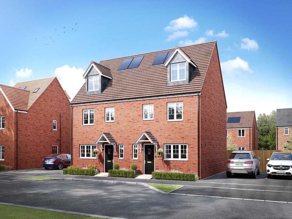 Plot 36, The Leicester at Lambourn... 3 bed semidetached house for sale £475,000
