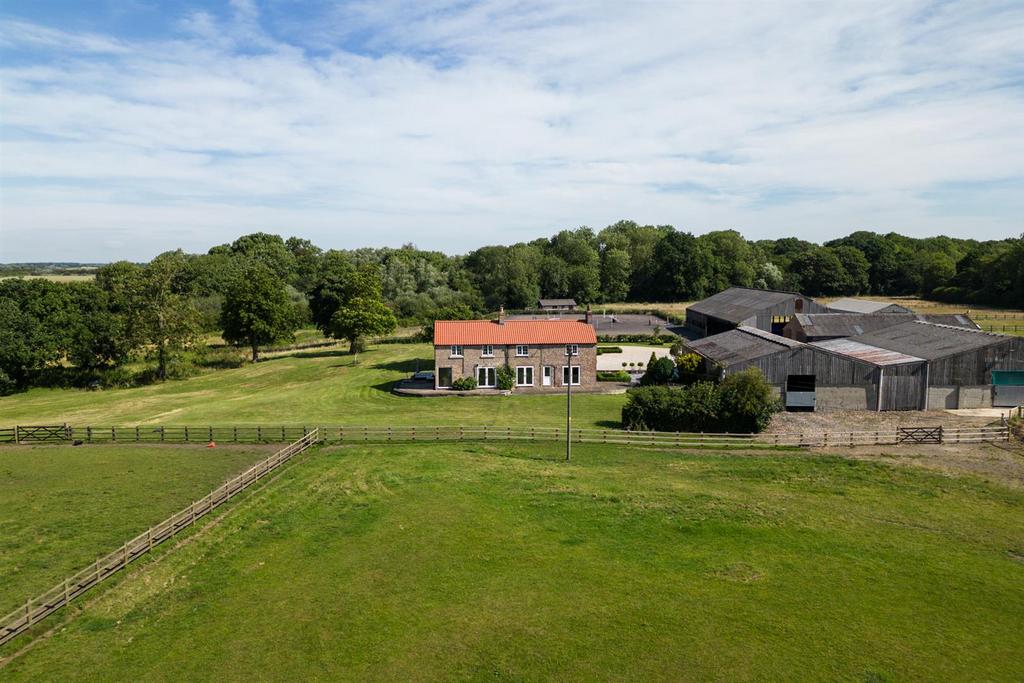 Gunby Hall Cottages - aerial
