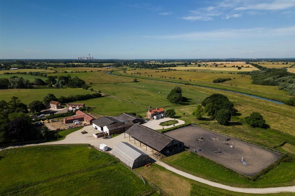 Gunby Hall Cottages - aerial