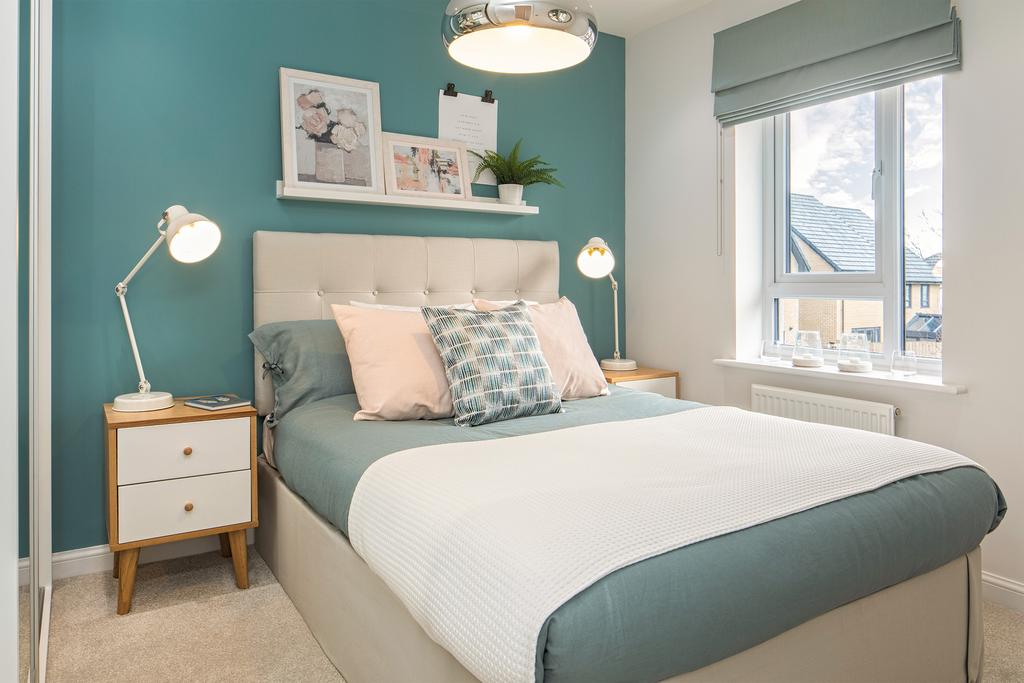 Further double bedroom in the Weaver 3 bedroom...