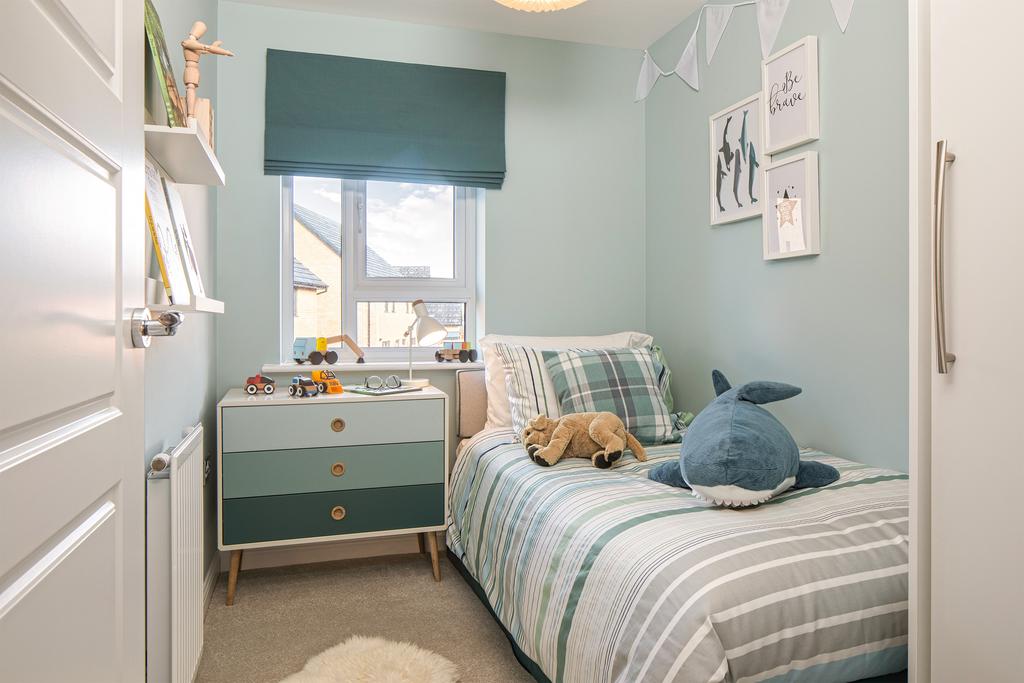 Single bedroom in the Weaver 3 bedroom home
