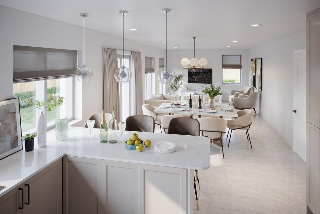 Example of a kitchen in the Babworth.