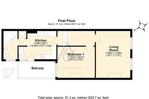 1 bedroom apartment for sale, Brackley, Brackley NN13
