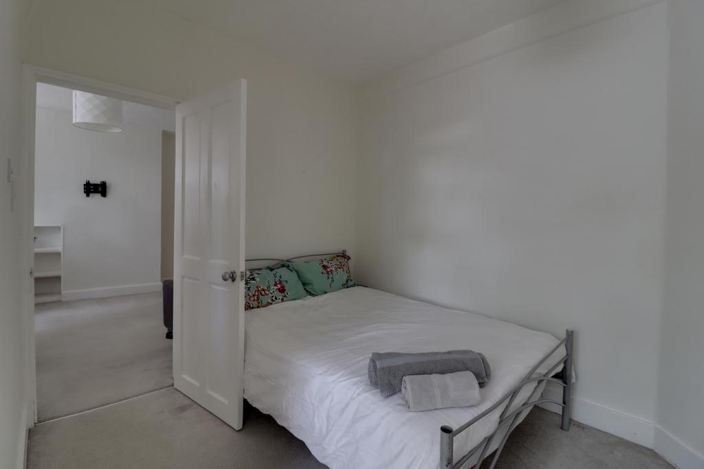 Bedroom view into living area