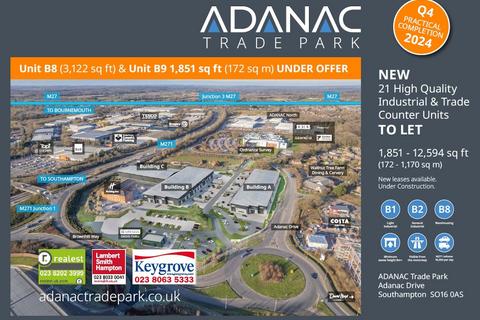 Industrial unit to rent, Adanac Trade Park, Adanac Drive, Southampton, SO16 0AS
