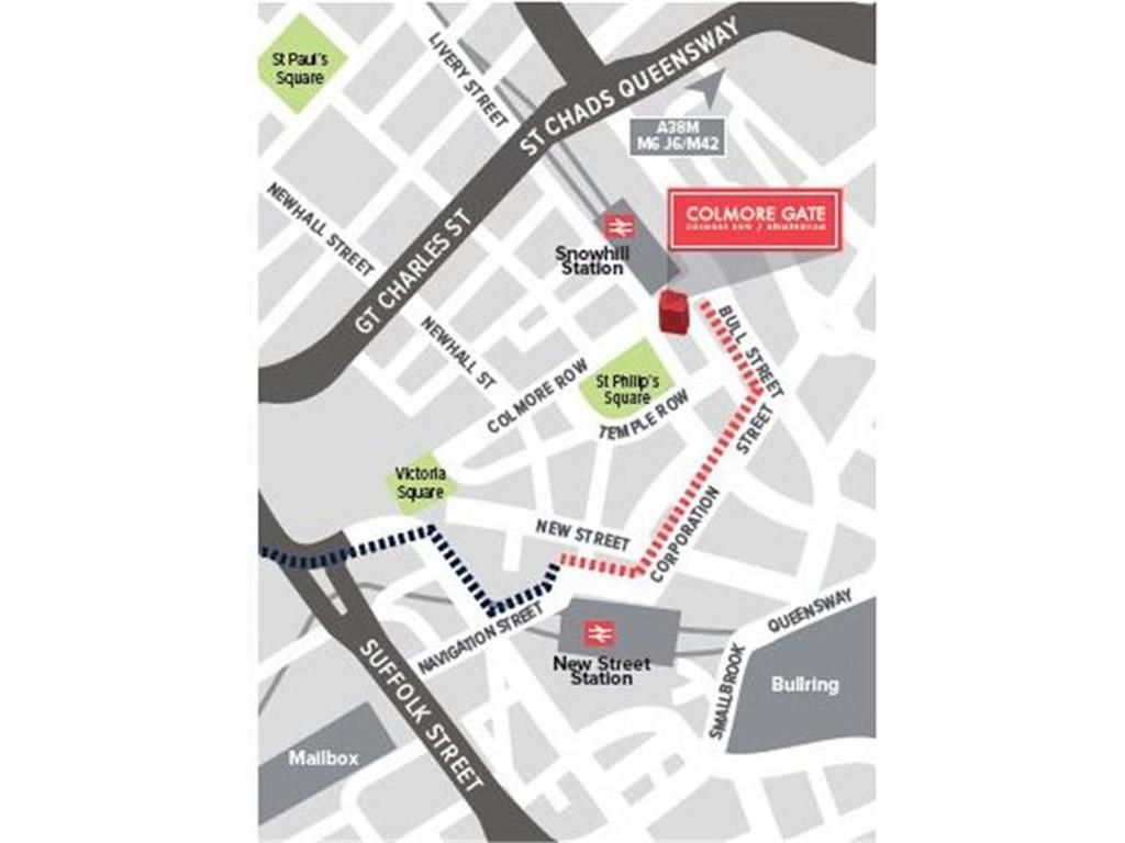 Site Map of Colmore Gate, 2-6, Colmore Row, Birm