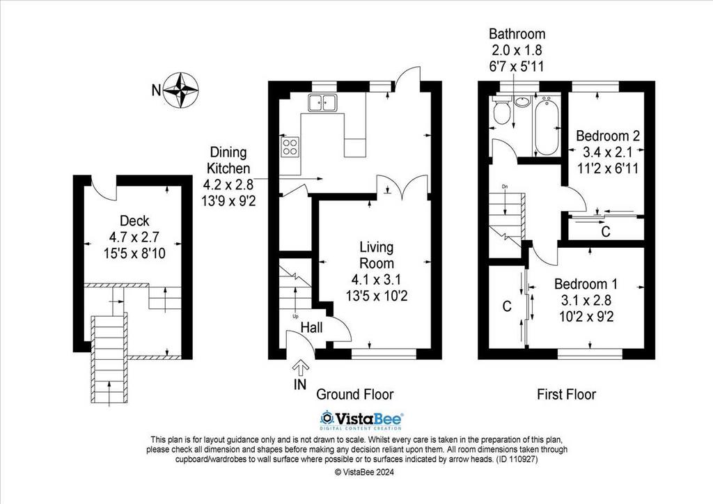 Keswick Road, Newlandsmuir, EAST... 2 bed terraced house for sale £117,000