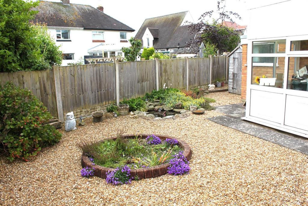 South facing enclosed rear garden