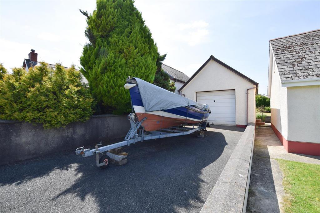 Garage and driveway