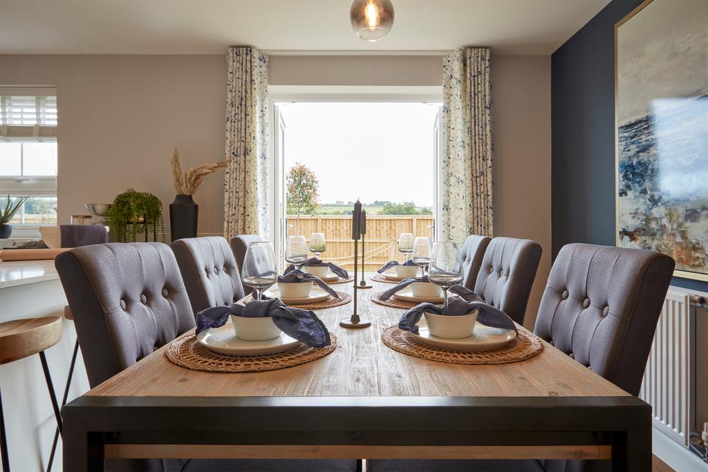 Dining Area in the Chester 4 bedroom home