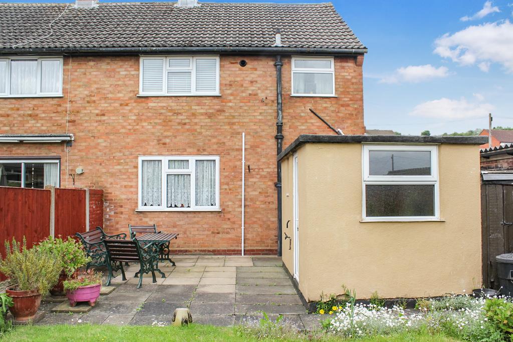 Rear of property