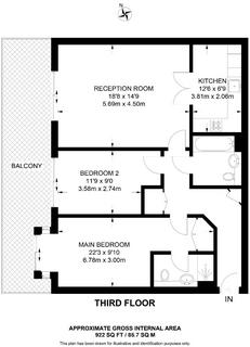 2 bedroom flat for sale, 6 Regency House, The Boulevard, Imperial Wharf, London, SW6 2SB
