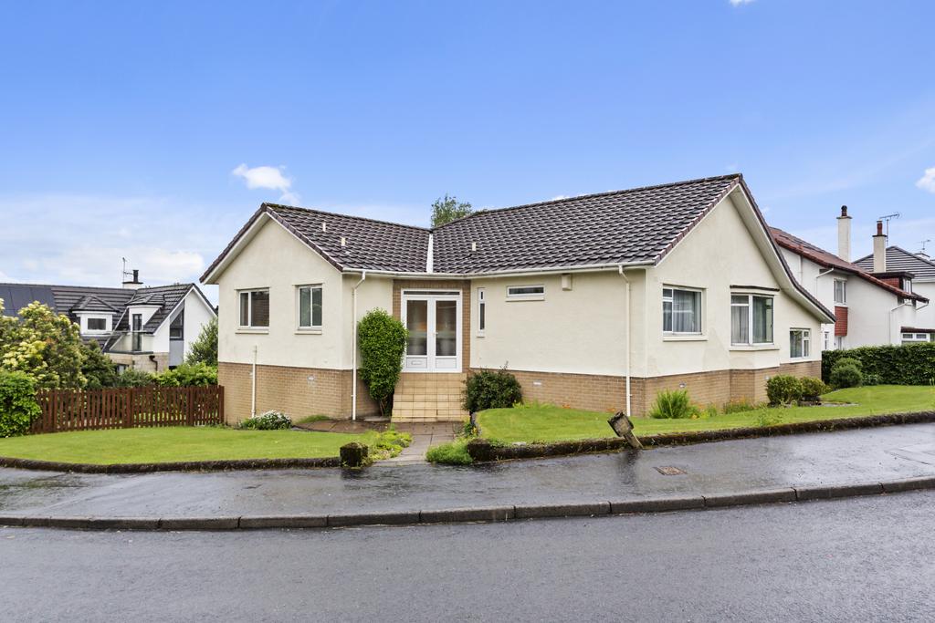 1 Castleton Crescent, Newton Mearns... 4 bed detached bungalow for sale £385,000