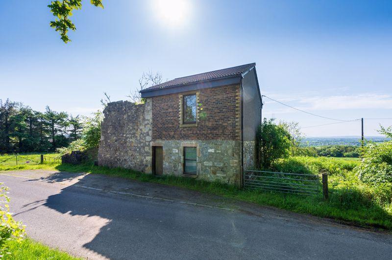 Front of outbuilding
