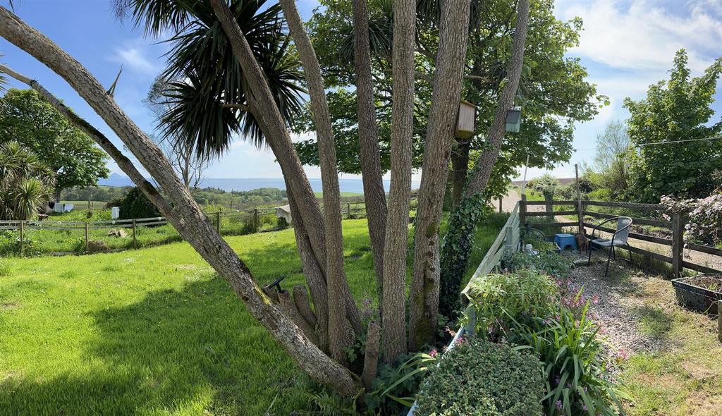 View across the gardens