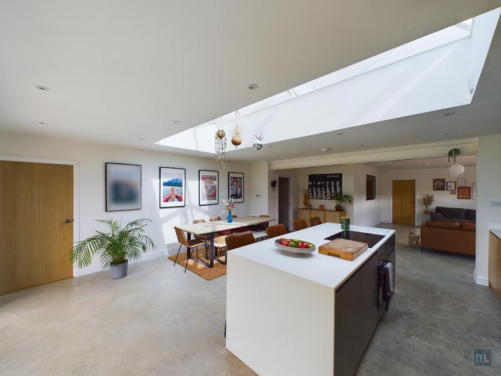 Open plan kitchen area