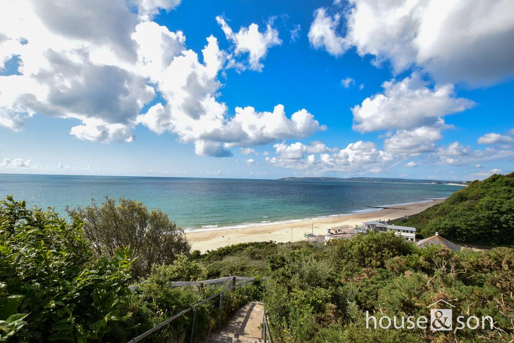 Nearby beach path