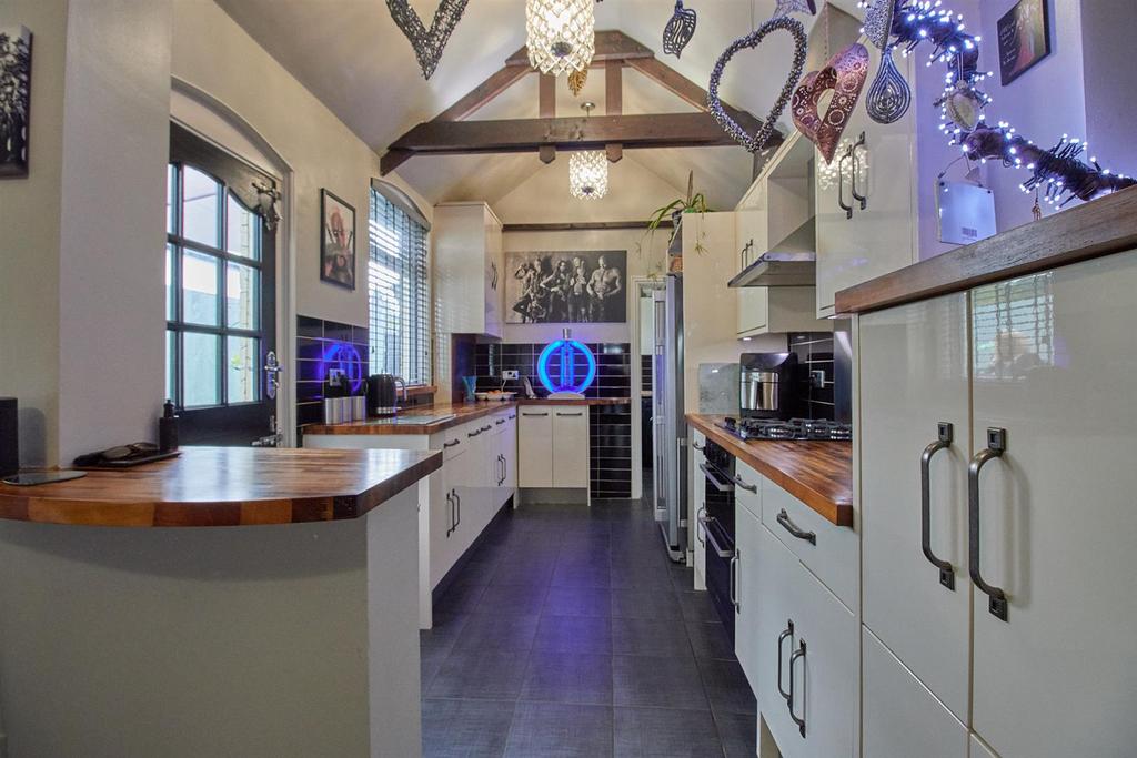 Refitted open plan living dining kitchen to rear L