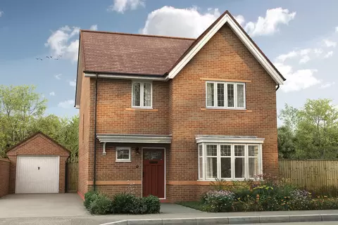 3 bedroom detached house for sale, Plot 336 at Bloor Homes On the Green, Cherry Square, Off Winchester Road RG23