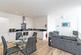 Large apartment, city road.
