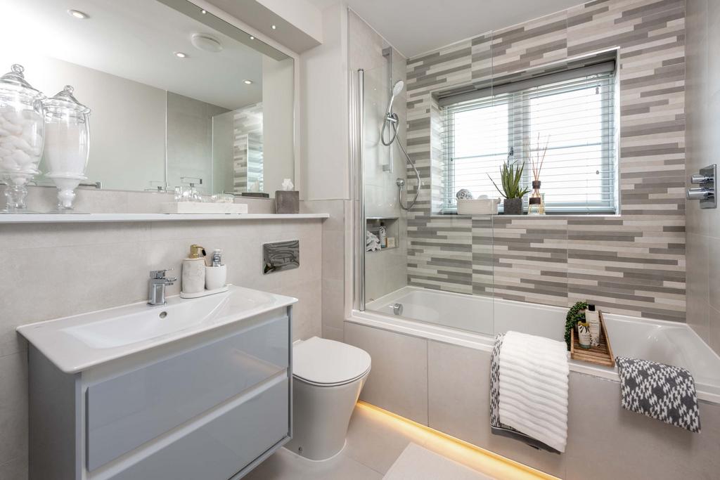 Show home bathroom