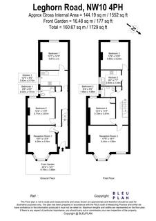 4 bedroom terraced house for sale, Leghorn Road, Kensal Green , London, NW10