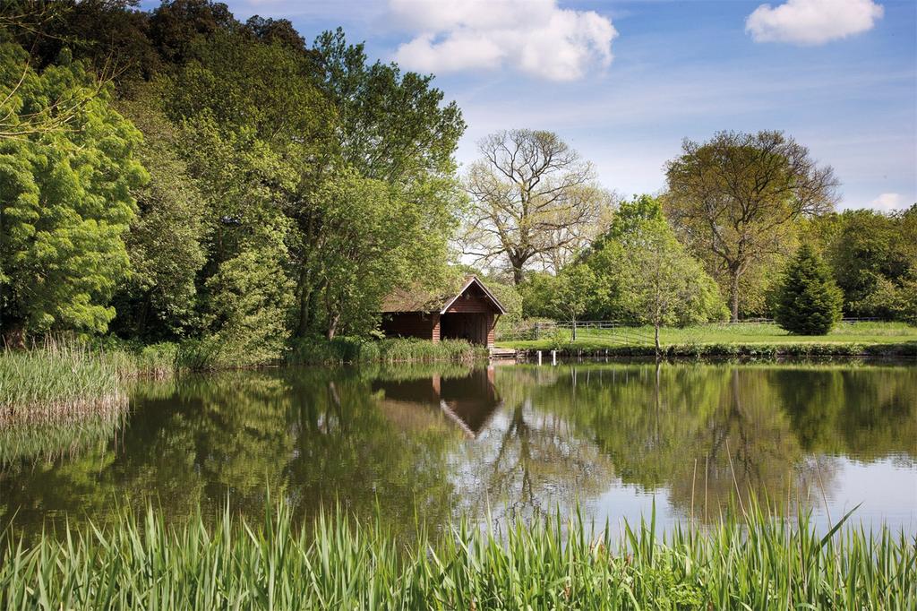 Lake and Boat House