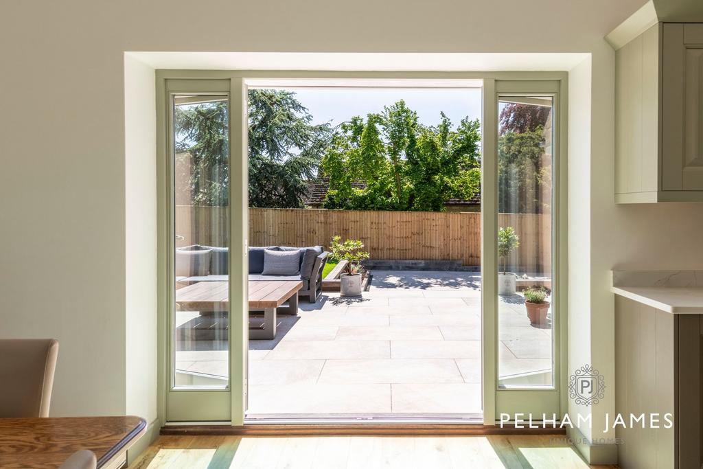 Doors onto terrace, Tickencote