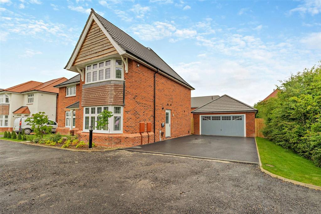 Driveway and Garage