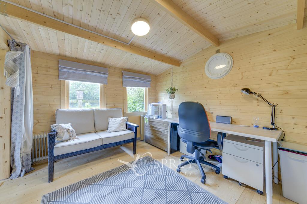 Office area of Cabin