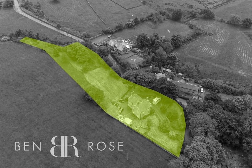 Aerial View. Approx House/Paddock Plot