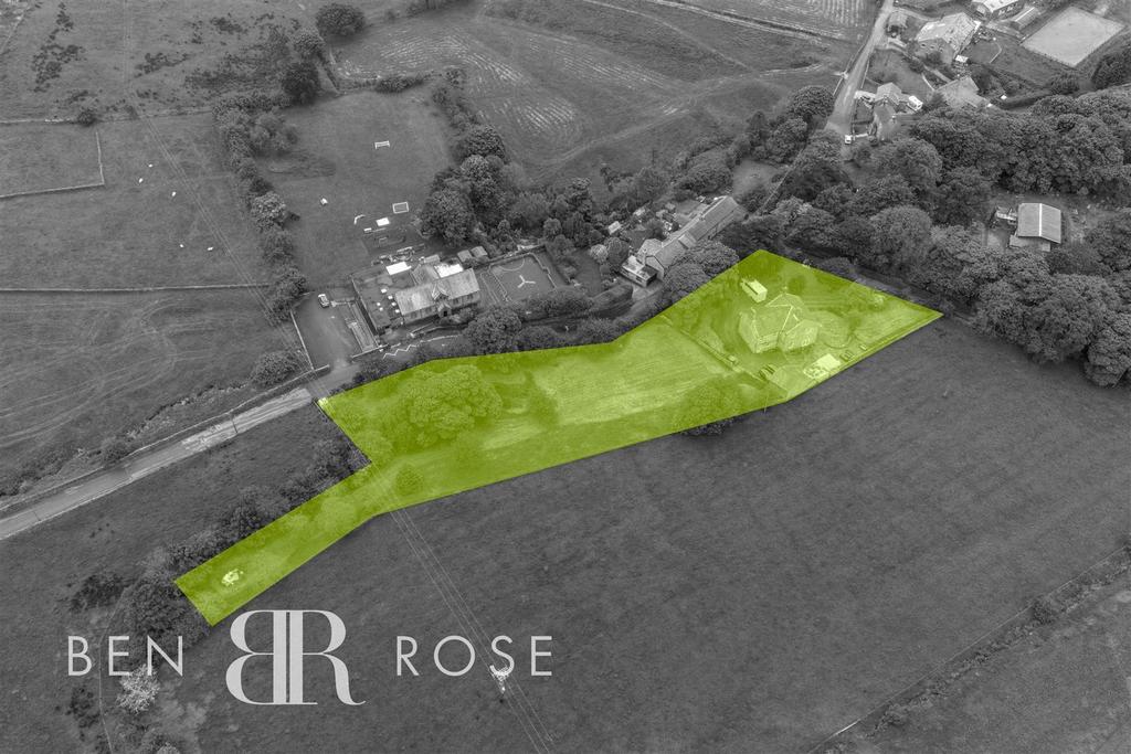 Aerial View. Approx House/Paddock Plot